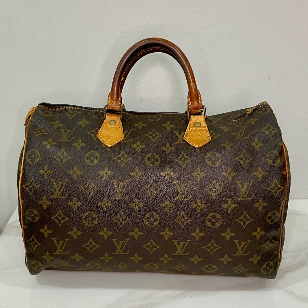 Authentic Louis Vuitton Speedy 35 Handbag